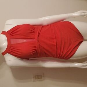 RED One Piece Bathing Suit